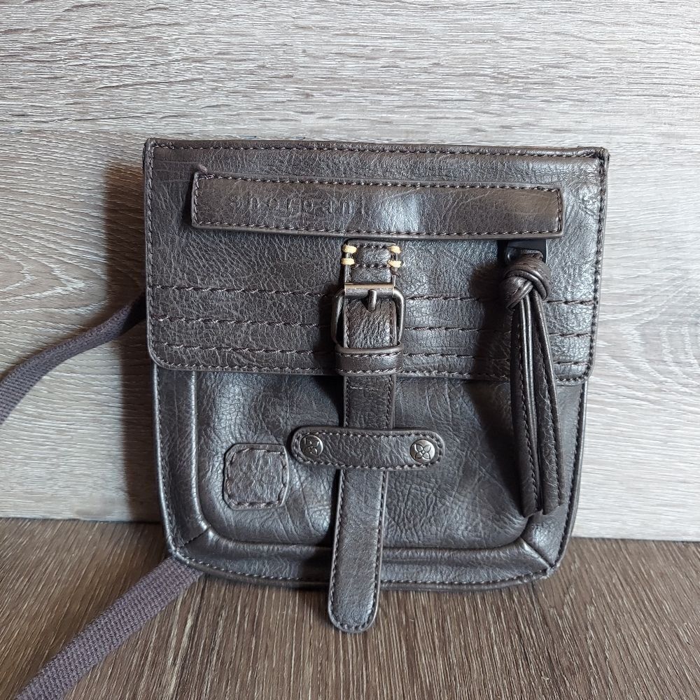 Sherpani Piper Brown Mini Crossbody Bag